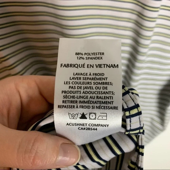 FootJoy Men’s Golf  Polo Striped Size Large - Picture 8 of 11